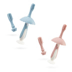 Adorable Penguin Silicone Brush for Safe Baby Teeth Cleaning