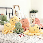Funny Face Octopus Plush
