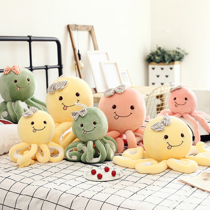 Funny Face Octopus Plush