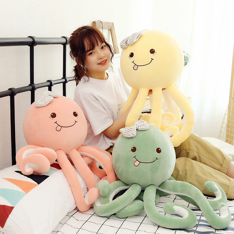Funny Face Octopus Plush