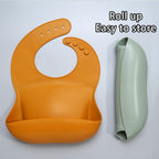 Soft Waterproof Silicone Baby Bib