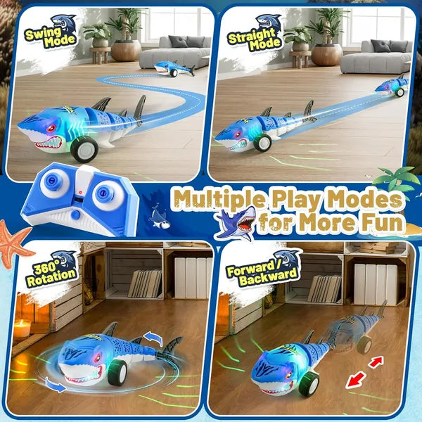 Shark RC Car Toy 2.4GHz Stunt Drift Fun Light