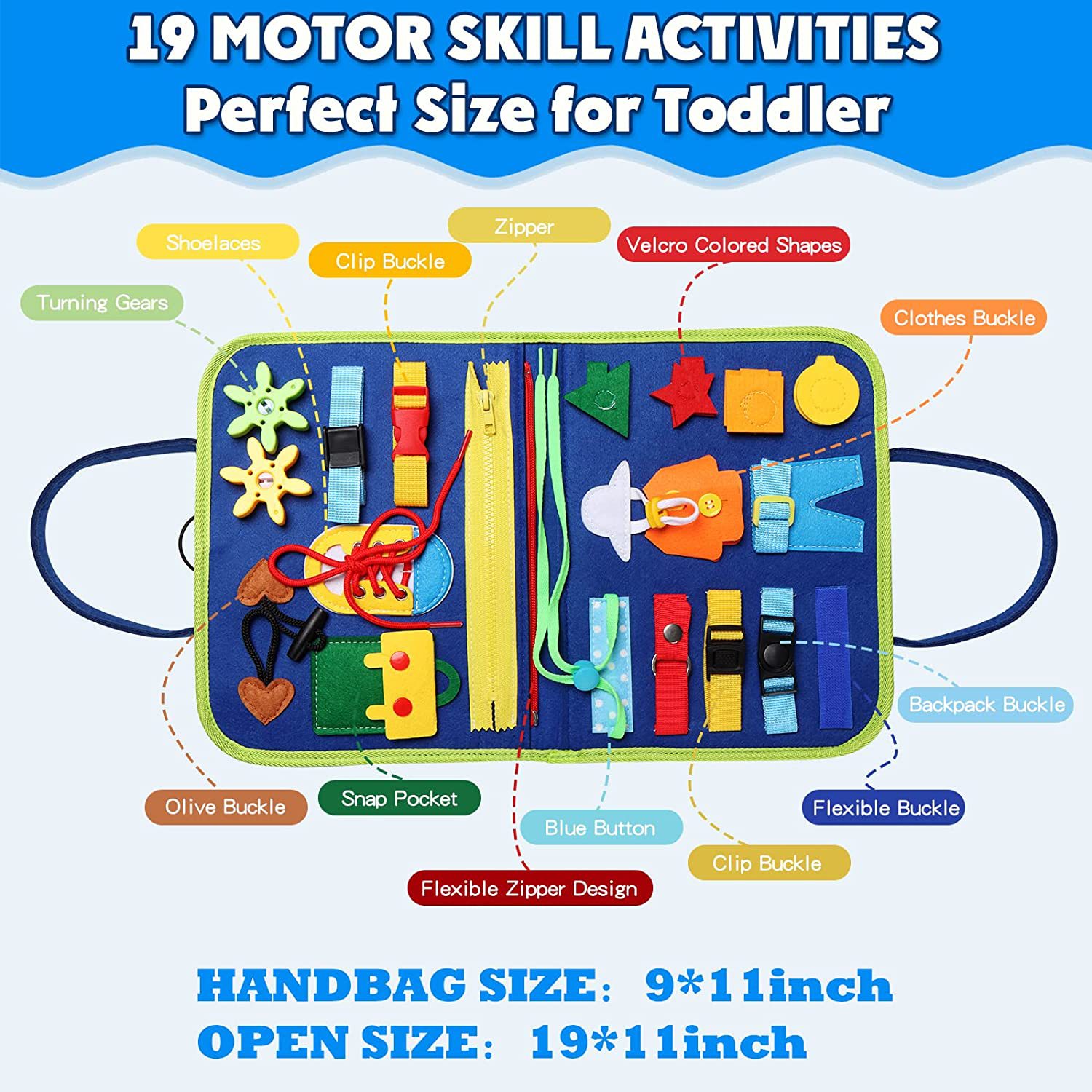 Kids Felt Learning Board