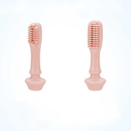Adorable Penguin Silicone Brush for Safe Baby Teeth Cleaning