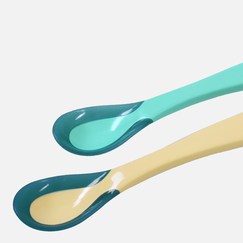 Safe Baby Feeding Spoon with Anti-Scalding Protection