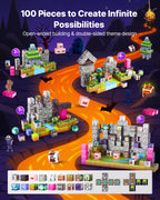 Build Spooky Fun with Magnetic Zombie Blocks Set