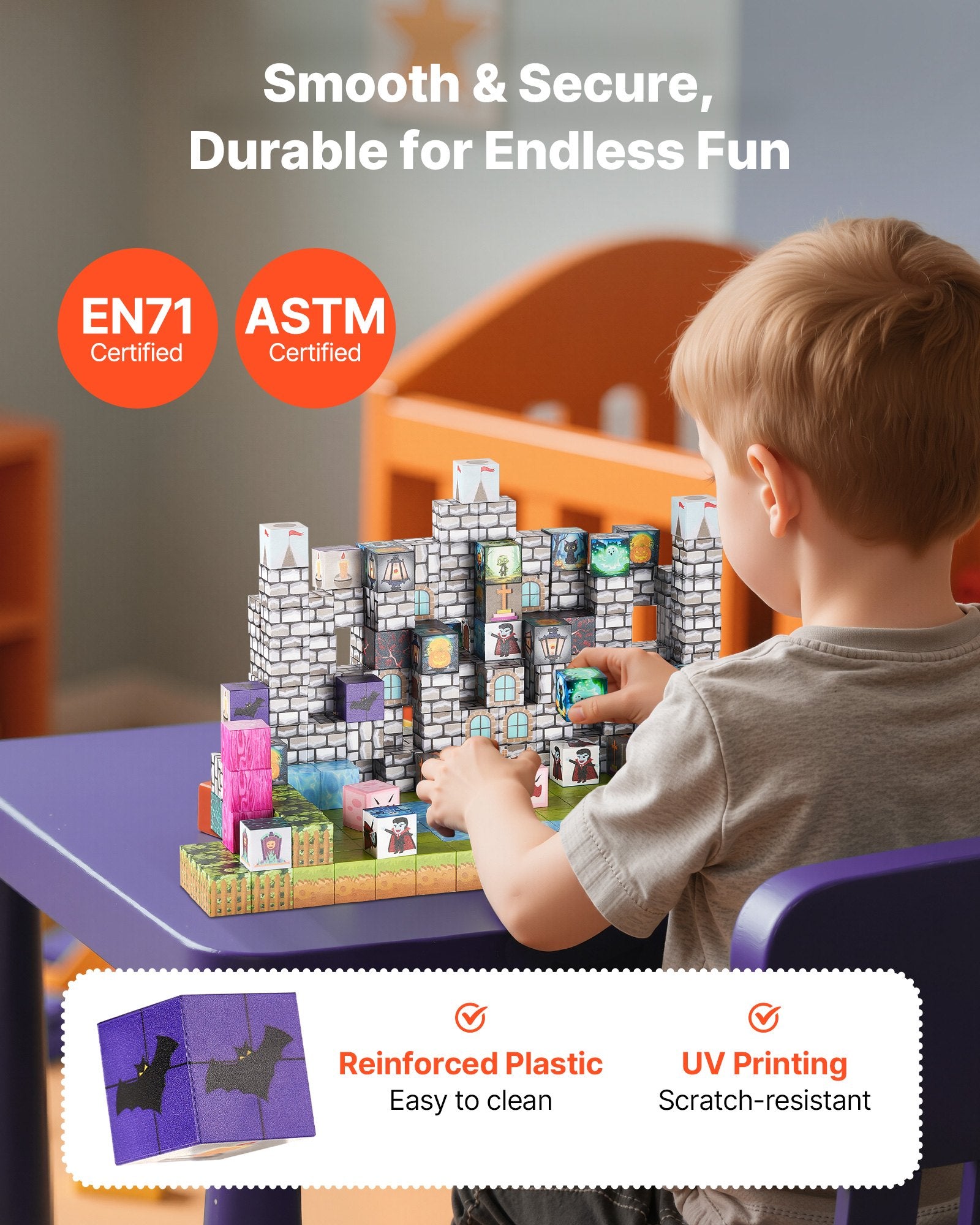 Build Spooky Fun with Magnetic Zombie Blocks Set