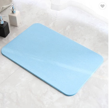 Super Absorbent Non Slip Bath Mat Quick Dry Feel