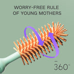Gentle 360° Rotating Baby Bottle Cleaner with Rechargeable Power