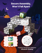 Build Spooky Fun with Magnetic Zombie Blocks Set