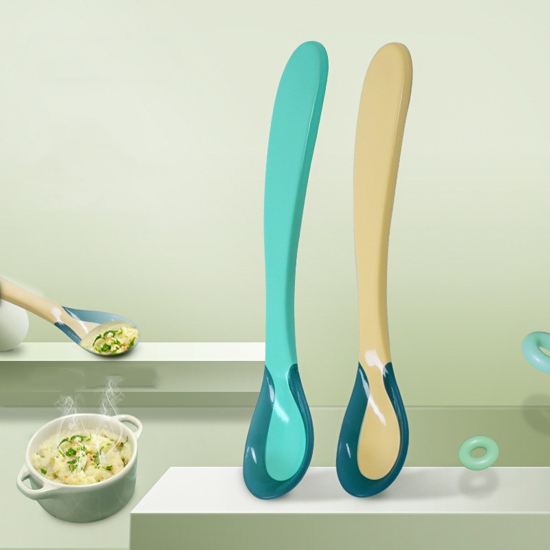 Safe Baby Feeding Spoon with Anti-Scalding Protection