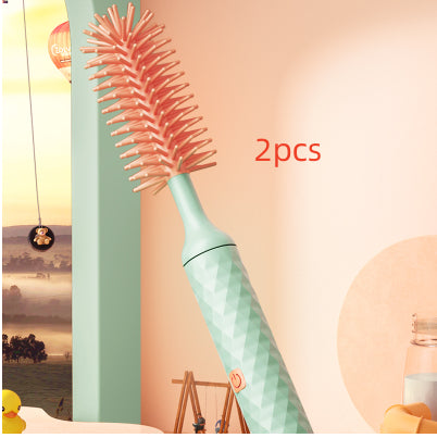 Gentle 360° Rotating Baby Bottle Cleaner with Rechargeable Power
