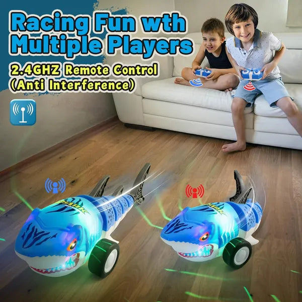 Shark RC Car Toy 2.4GHz Stunt Drift Fun Light