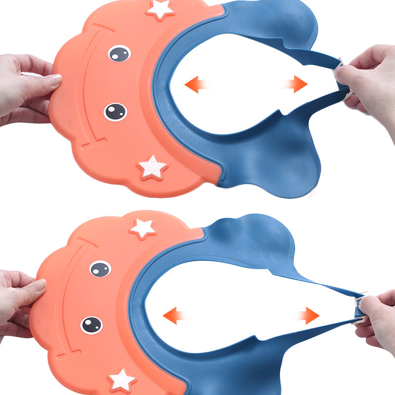 No Tears Bath Time Baby Shower Cap Protector