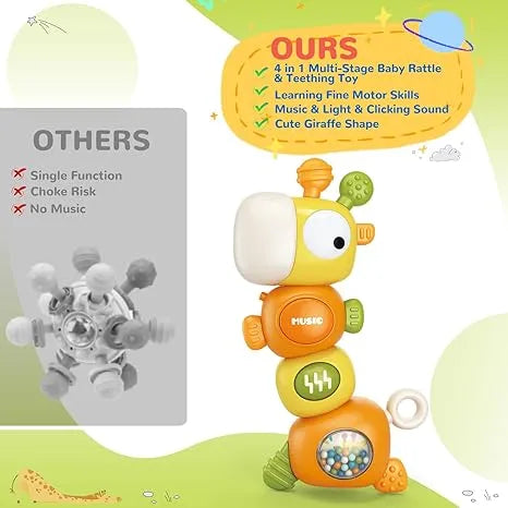 Gentle Montessori Teether for Calm and Curious Babies