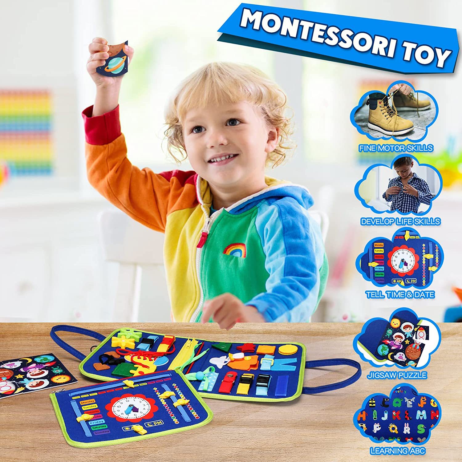 Kids Felt Learning Board