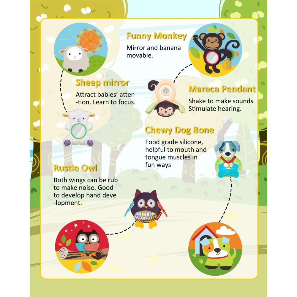 Zoo Theme Baby Play Mat
