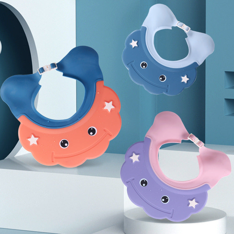 No Tears Bath Time Baby Shower Cap Protector