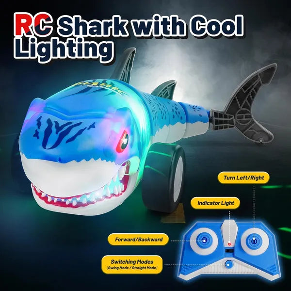 Shark RC Car Toy 2.4GHz Stunt Drift Fun Light