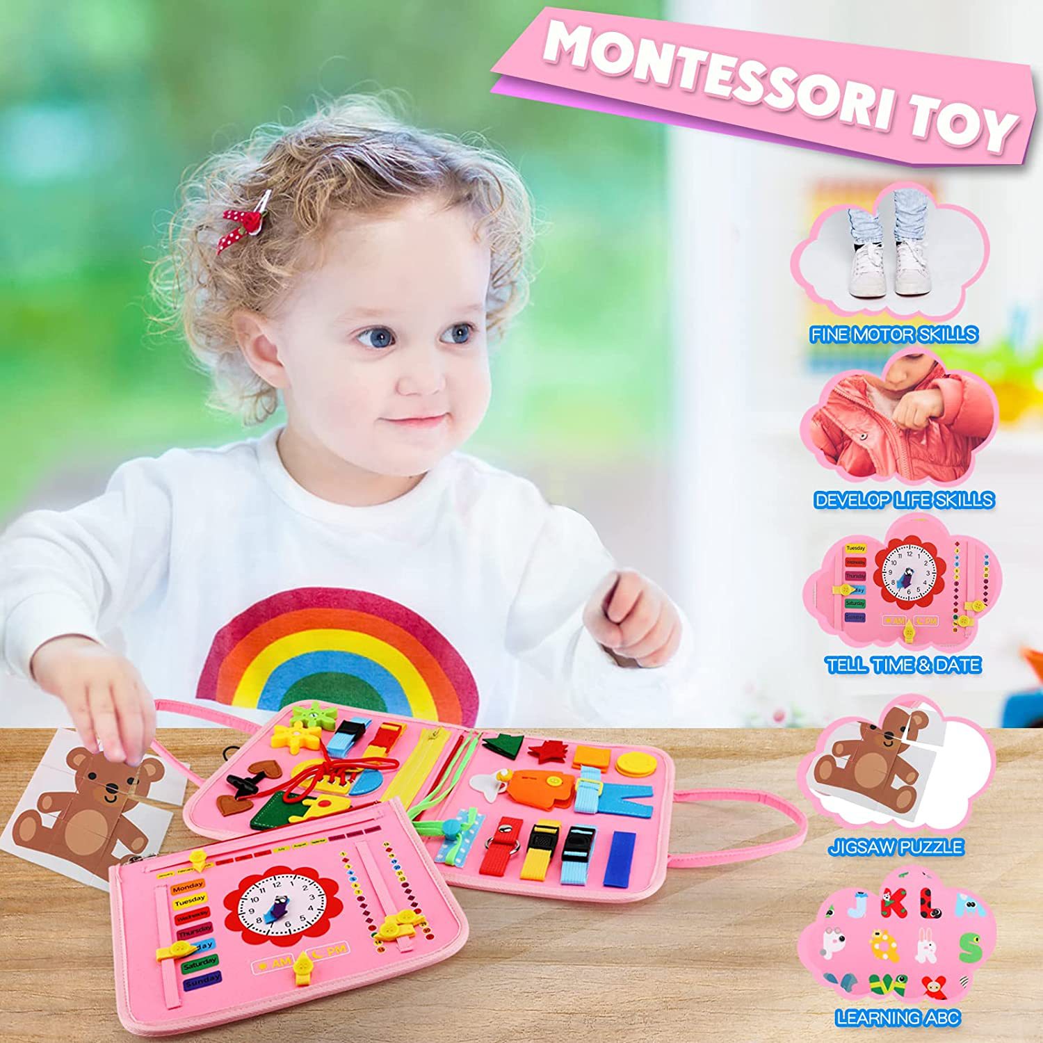 Kids Felt Learning Board